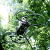 Hoverbike Drone in Forest